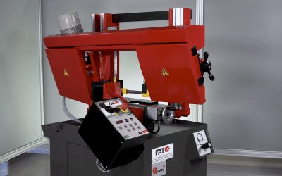 FAT 370 SA DV: la sierra semiautomática de doble columna para el corte angular de hasta 60º