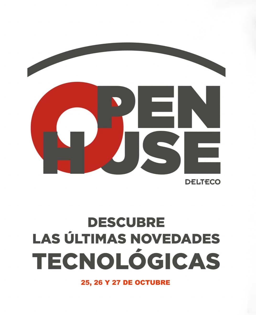Cartel de Open House DELTECO 2023
